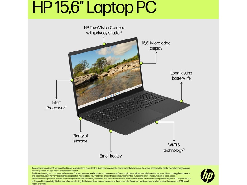 HP Laptop 15-fd0060no 15,6" FHD -B-Grade Demo bærbar PC