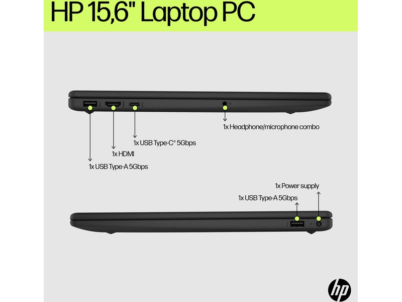 HP Laptop 15-fd0060no 15,6" FHD -B-Grade Demo bærbar PC