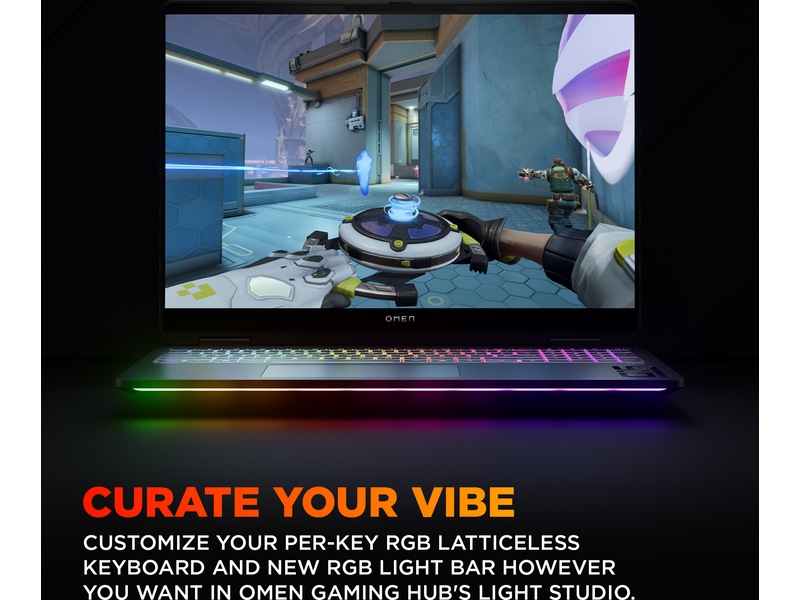 HP OMEN MAX Gaming Laptop 16-ah0033no 16" WQXGA 240 Hz -B-Grade Demo bærbar PC