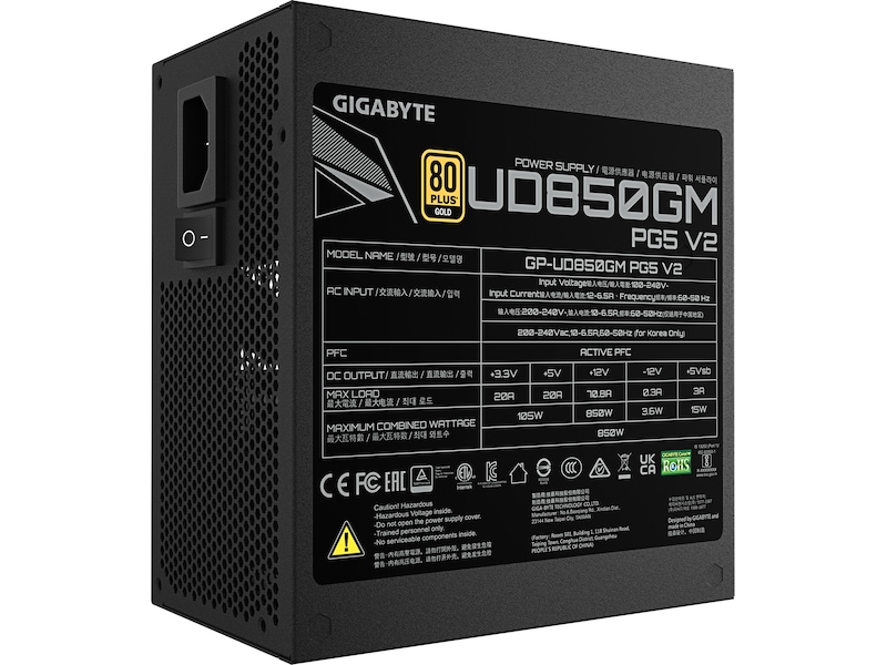 Gigabyte UD850GM PG5 V2 850W PSU Enheter