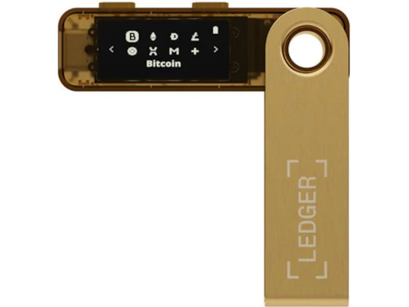 Ledger Nano S Plus maskinvarelommebok for krypto gull Antivirus / Sikkerhet
