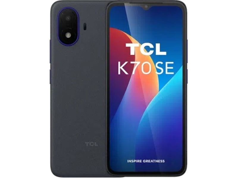 TCL K70 SE 64GB (indigo sort) Mobiltelefoner