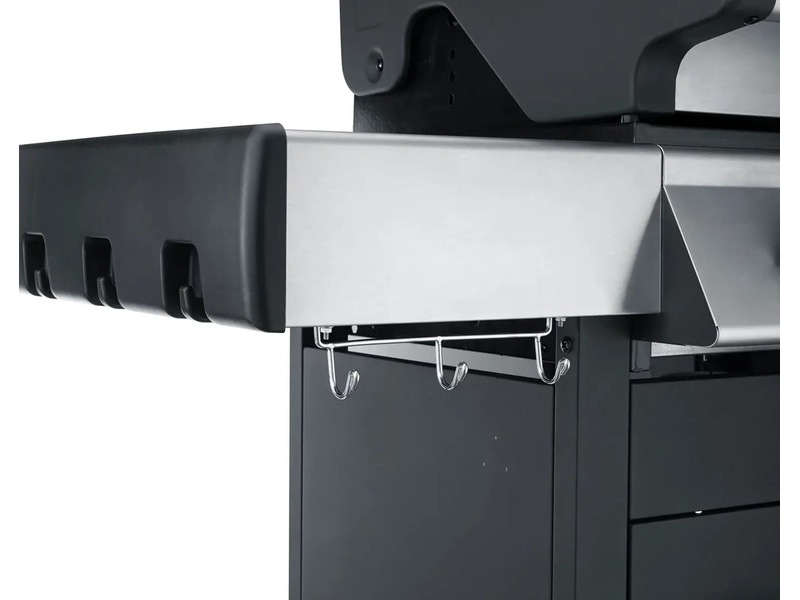 Austin and Barbeque Klassisk gassgrill med seks brennere og sidebord Grill