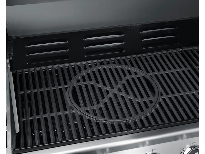 Austin and Barbeque Klassisk gassgrill med seks brennere og sidebord Grill