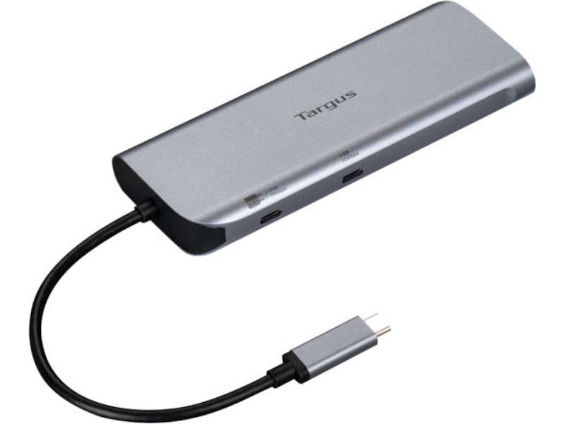 Targus 140W USB-C Dual Video Mobile Dock (sølv) Dockingstasjon & USB-HUB