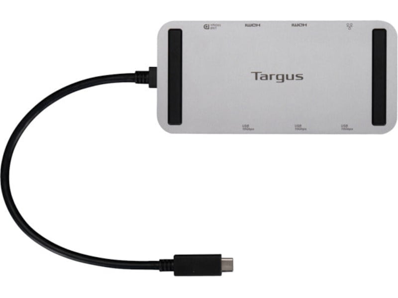 Targus USB4 140W Dual Video Mobile Dock (sølv) Dockingstasjon & USB-HUB