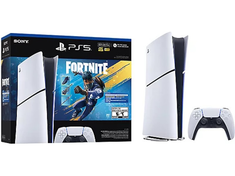 Sony PlayStation 5 Digital Slim Fortnite Flowering Chaos Bundle PS5 konsoll