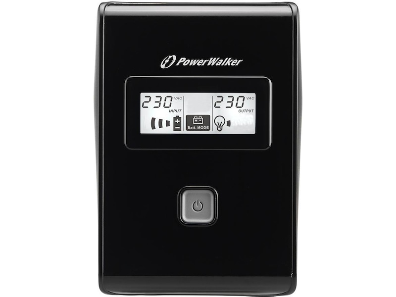 BlueWalker PW UPS VI 650 LCD Schuko UPS og UPS batteri