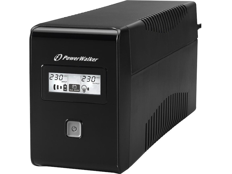 BlueWalker PW UPS VI 850 LCD Schuko UPS og UPS batteri