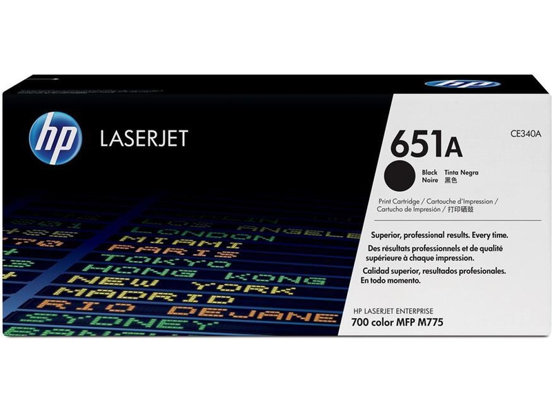 HP Toner 651A Black Lasertoner