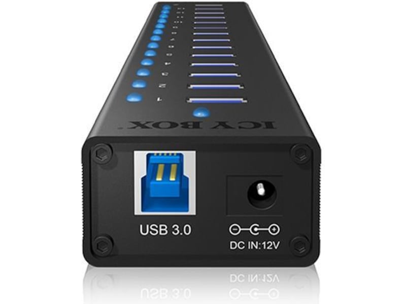 ICY BOX IB-AC6113 USB Hub/Port Dockingstasjon & USB-HUB
