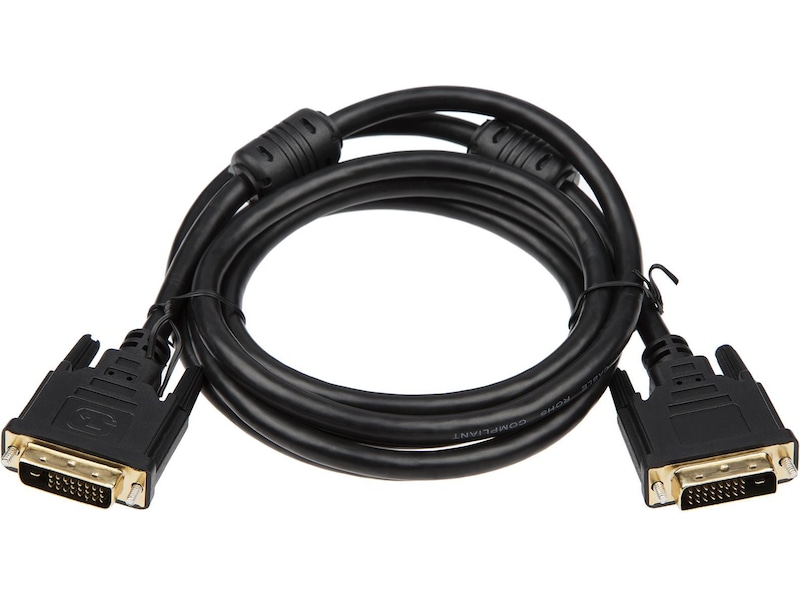 DVI-D kabel 2m (sort) Monitorkabler