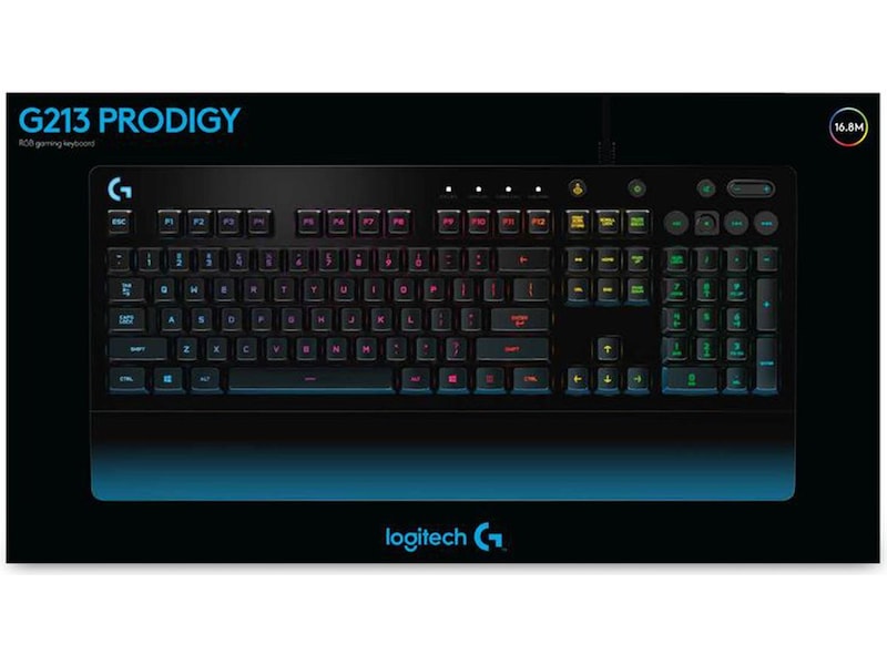 Logitech G213 Prodigy Gamingtastatur (sort) Gamingtastatur