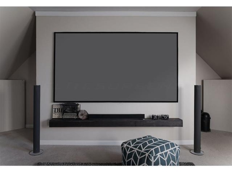 Elite Screens 100" 4K rammelerret Projektorlerret