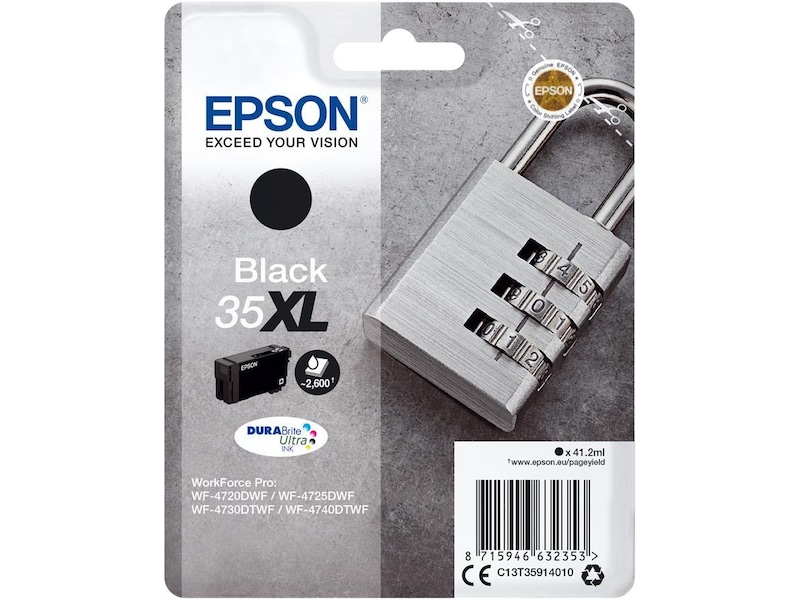 Epson Blekk 35XL Sort Blekkpatroner