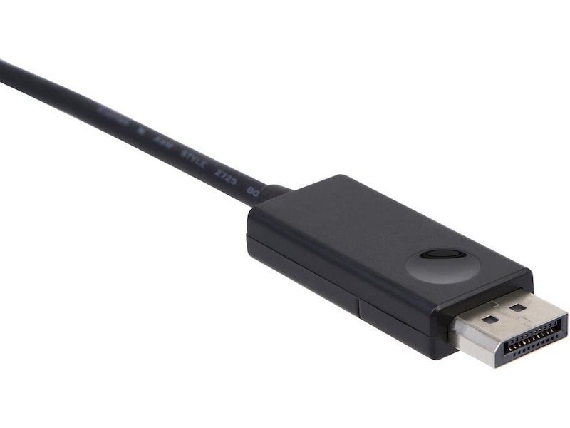 USB-C til Displayport kabel 2m (sort) Monitorkabler