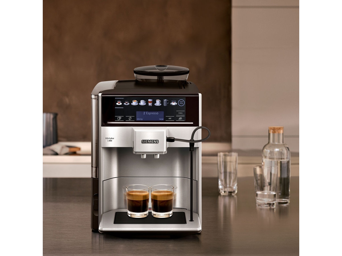 Siemens TE653M11RW EQ6 plus Espressomaskin  (sort) Espressomaskiner