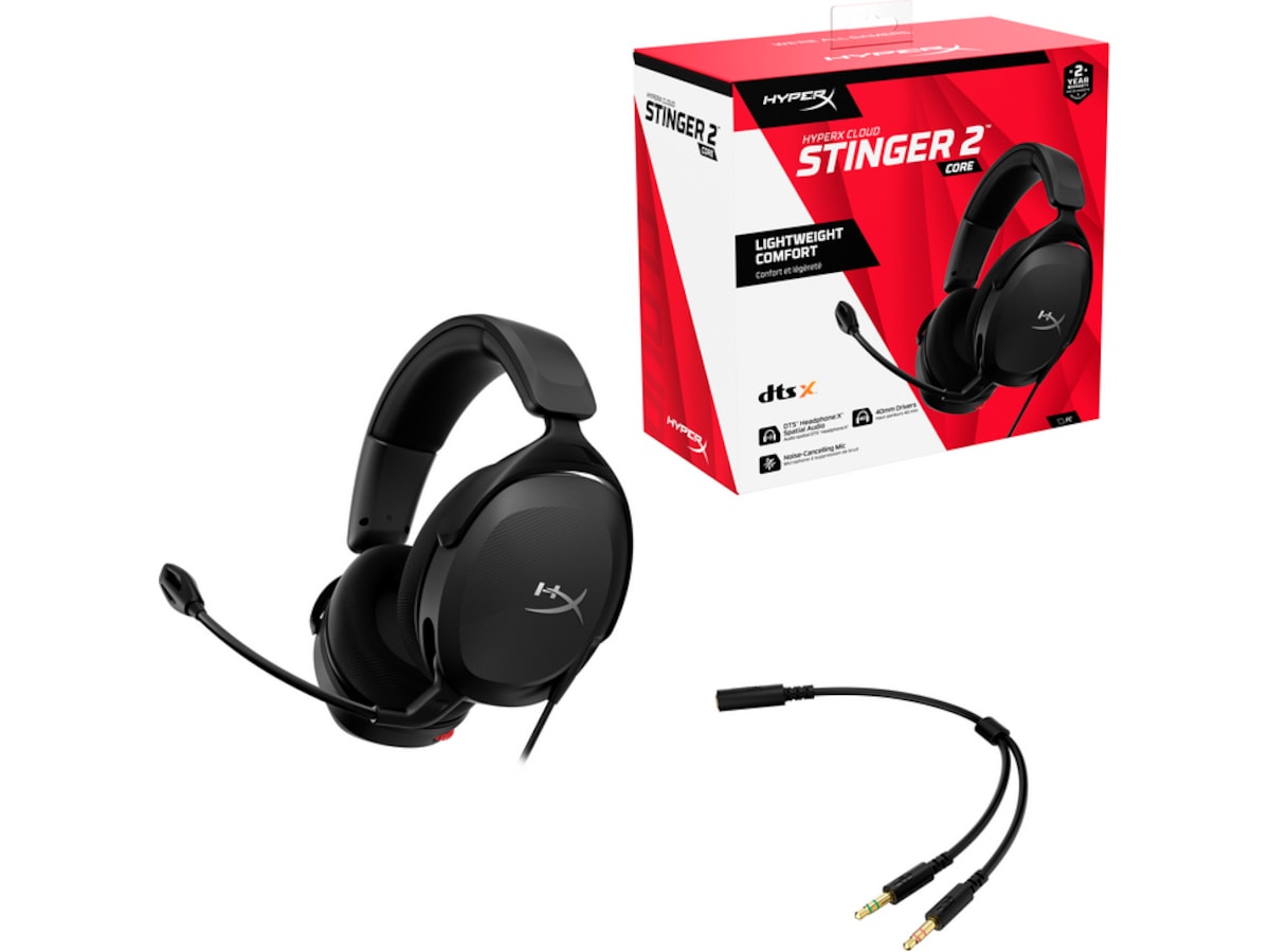HyperX Cloud Stinger 2 Core Gaming Headset (sort) Gaming headset