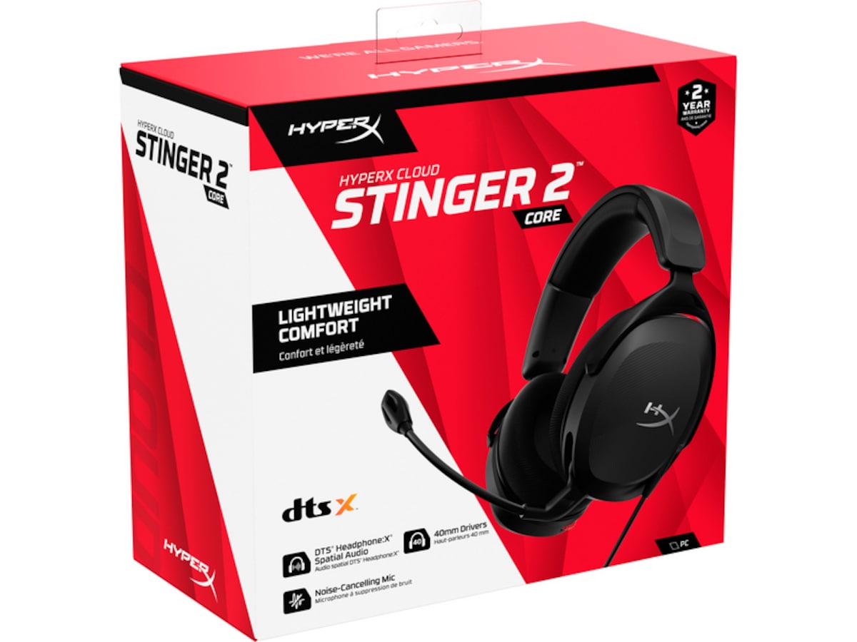 HyperX Cloud Stinger 2 Core Gaming Headset (sort) Gaming headset