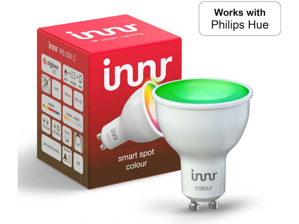 Innr smart spot GU10 farge Lyspærer & LED-pærer
