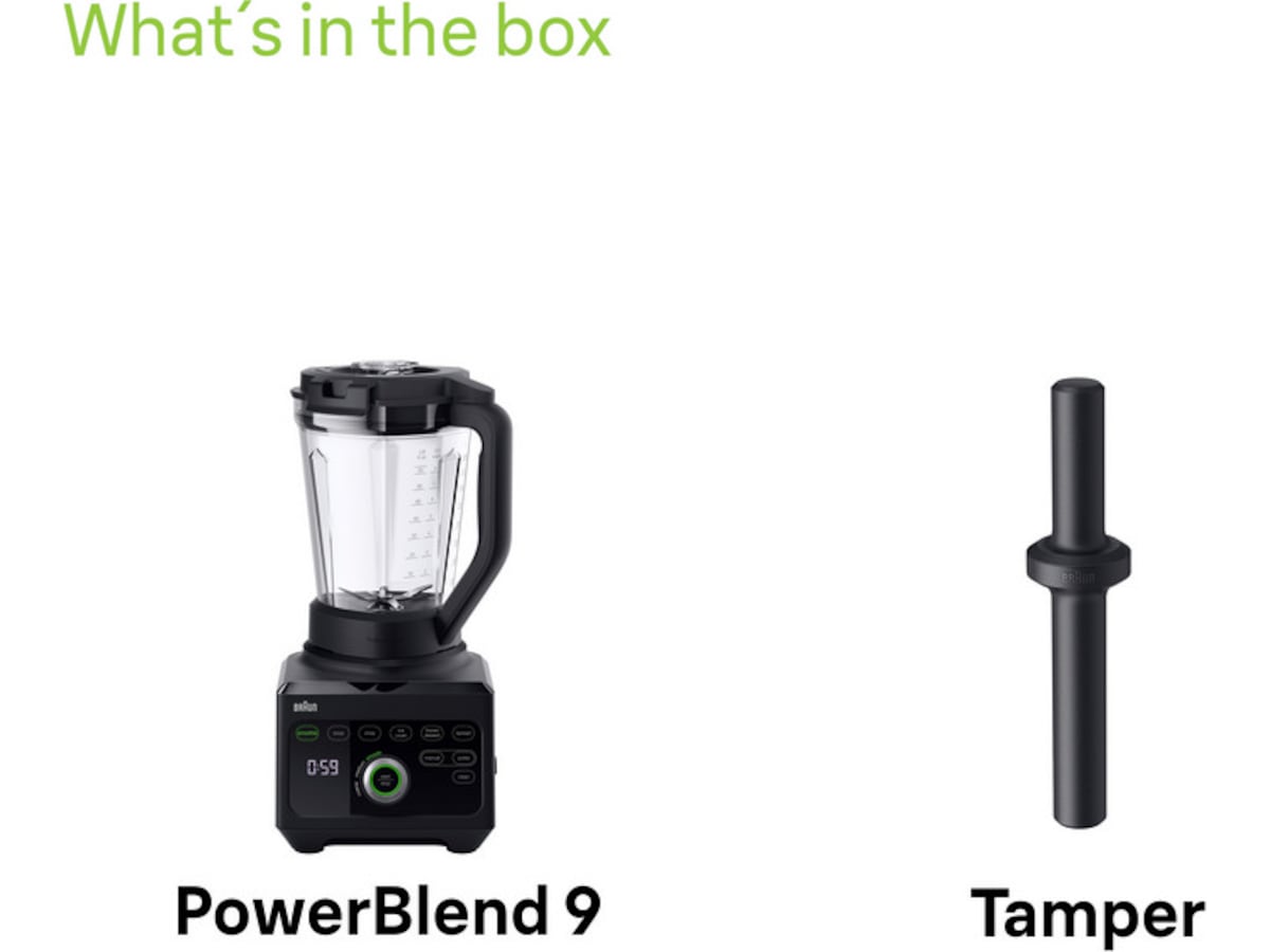Braun Powerblend 9 Kanneblender JB 9040 (sort) Blendere
