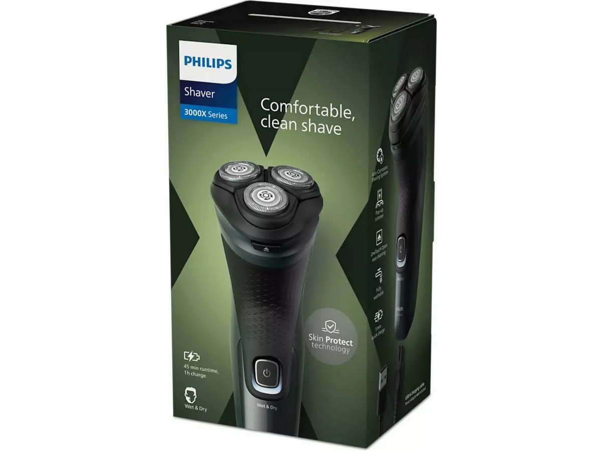 Philips Shaver X3052/00 Elektrisk barbermaskin for våt og tørr bruk Barbermaskiner