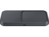 Trådløs lader Duo med kabel (sort) Trådløs lader