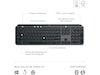 Logitech MX Keys S Trådløst Tastatur (graphite) Tastatur
