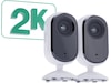 Arlo Essential 2 2K overvåkningskamera 2-pack Overvåkningskameraer