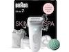 Braun Silk-épil 7 SkinSpa SE7-081 Epilator (hvit/sølv) Epilator & IPL-hårfjerning