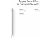Apple Pencil Pro (hvit) Tastatur og stylus