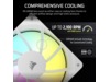Corsair RS120 ARGB Vifte 3pk (hvit) Vifter