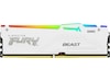 Kingston FURY Beast RGB DDR5 6000MHz 32GB Hvit Minnebrikker