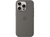 Apple iPhone 16 Pro Silikondeksel (steingrå) Deksel til mobiltelefon