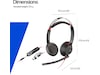 Poly Blackwire 5220 MS Teams USB-C Headset Hodesett, kablet