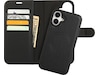 iiglo iPhone 16 Plus 2-i-1 Lommebokdeksel (sort) Deksel til mobiltelefon