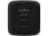 Belkin Dual USB-C PD GaN 67W vegglader (svart) Mobilladere