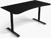 Arozzi Arena Medium Pure Black Gaming Desk Gaming desk