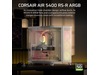 Corsair AIR 5400 RS-R ARGB Triple Chamber Mid Tower (hvit) Midi tower