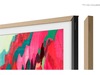 Samsung The Frame Pro 75" LS03FW + ramme Beige Wood 60 - 69 tommer TV