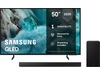 Samsung 50" Q7FA QLED 4K Smart-TV (2025) + lydplanke 50 - 59 tommer TV