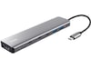Trust Dalyx 7-i-1 Multiport Adapter (sølv) Dockingstasjon & USB-HUB