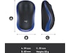 Logitech M185 Trådløs Mus Blå Mus