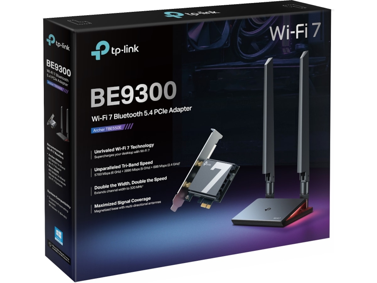 TP-Link Archer TBE550E PCIe Adapter Nettverkskort