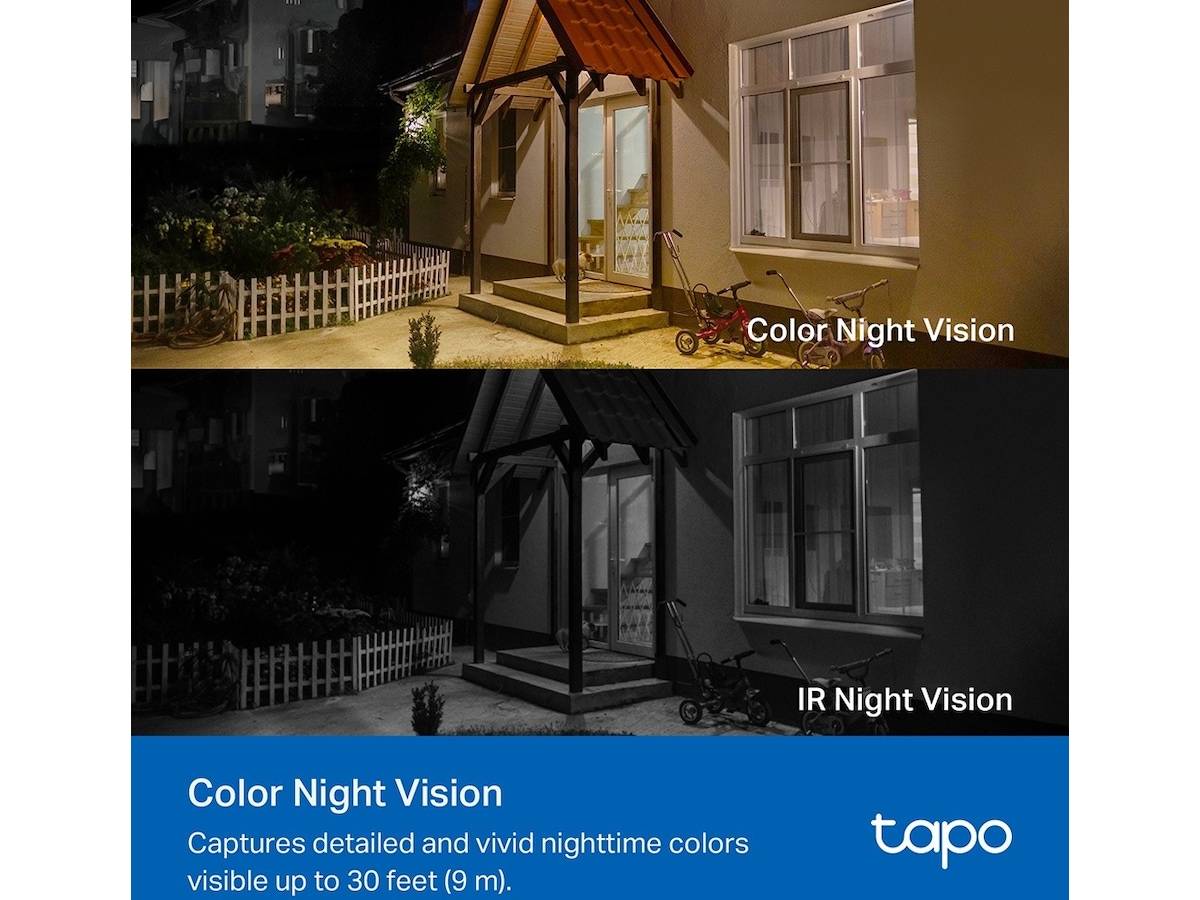 TP-Link Tapo C410 utendørs overvåkningskamera 2-pakning Overvåkningskameraer