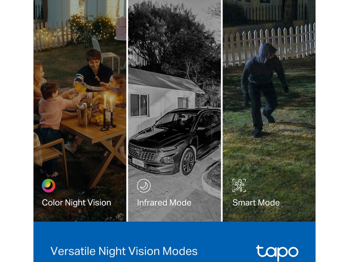 TP-Link Tapo C246D  Indoor/Outdoor Dual Lens overvåkningskamera Overvåkningskameraer