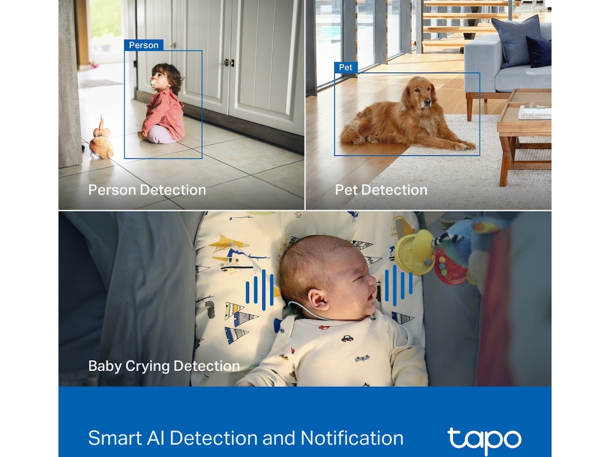 TP Link Tapo C260 4K innendørs overvåkningskamera Overvåkningskameraer