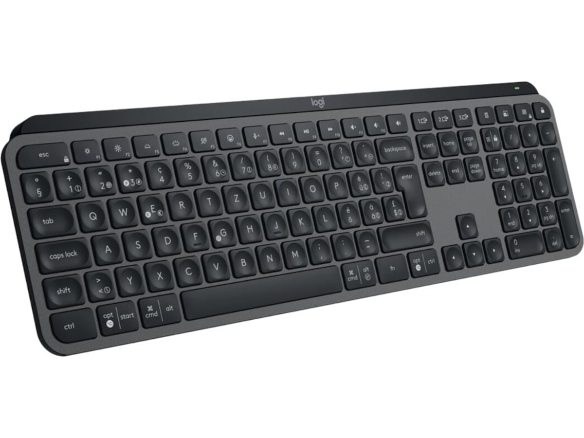 Logitech MX Keys S Trådløst Tastatur (graphite) Tastatur