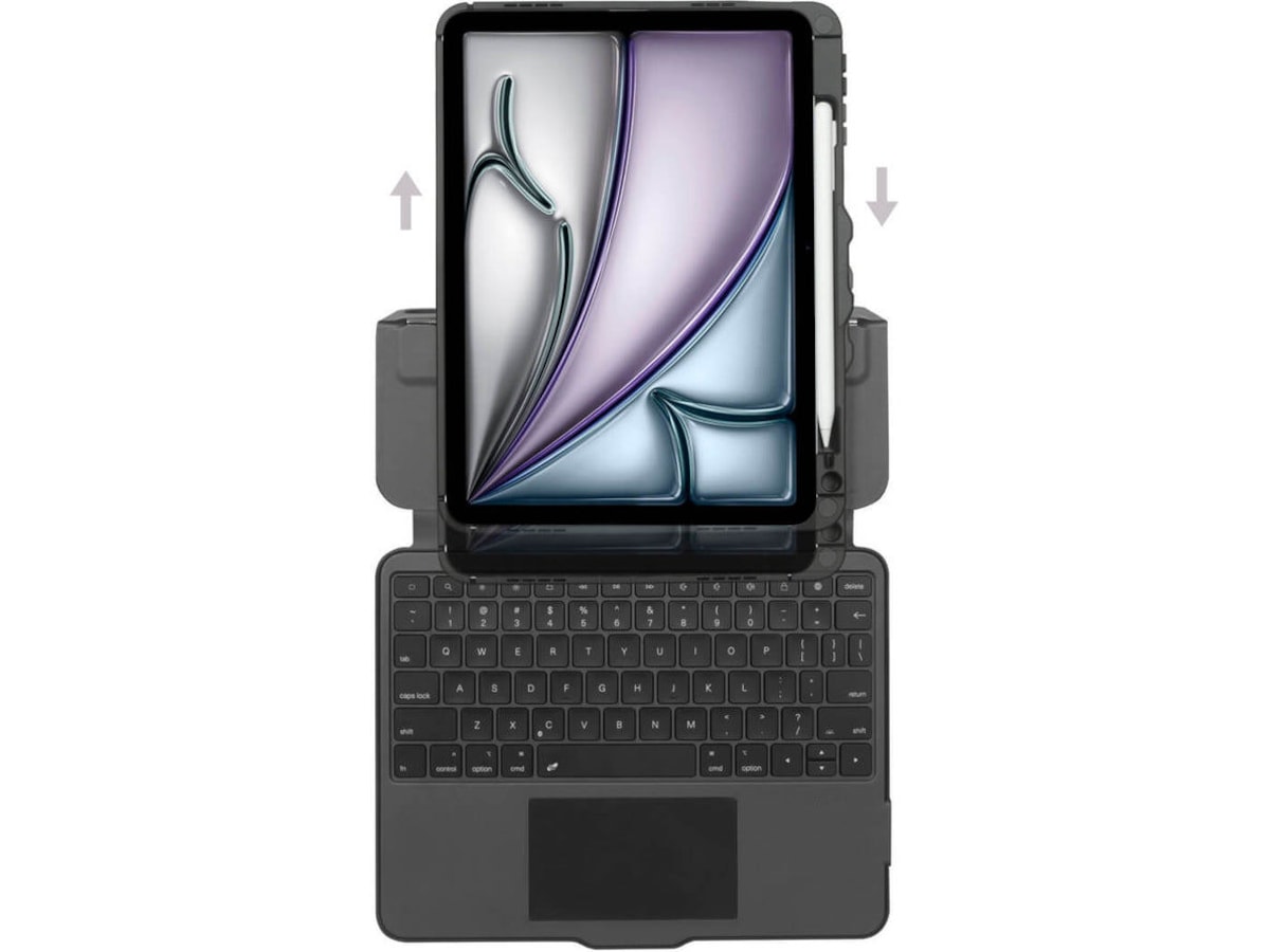 Targus iPad 10,9/11/Air 11" (M2/M3) VersaVu Tastaturdeksel (sort) Tastatur og stylus