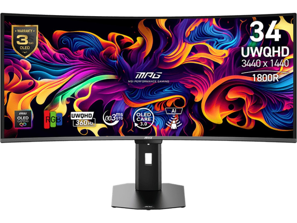 MSI 34" curved gamingskjerm MPG 341CQR X36 Skjermer